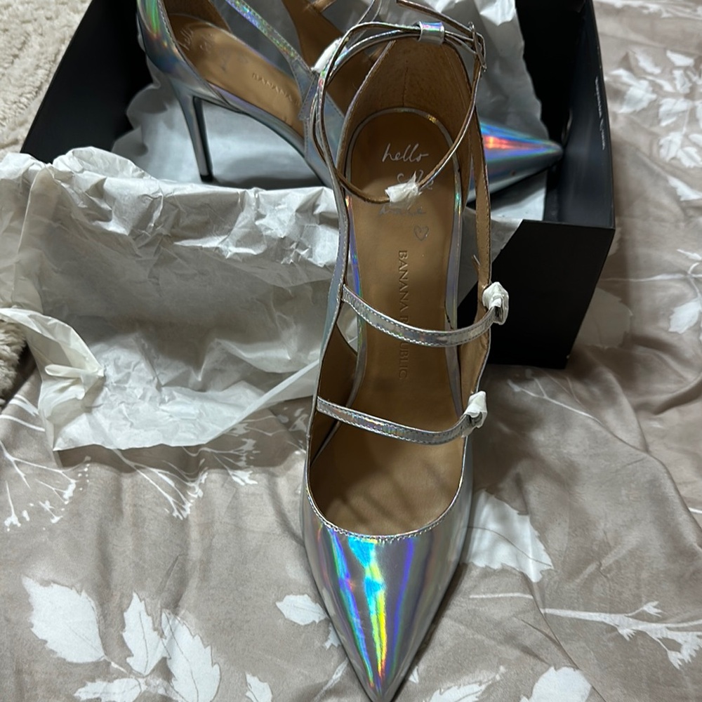 Banana Republic Iridescent Heels